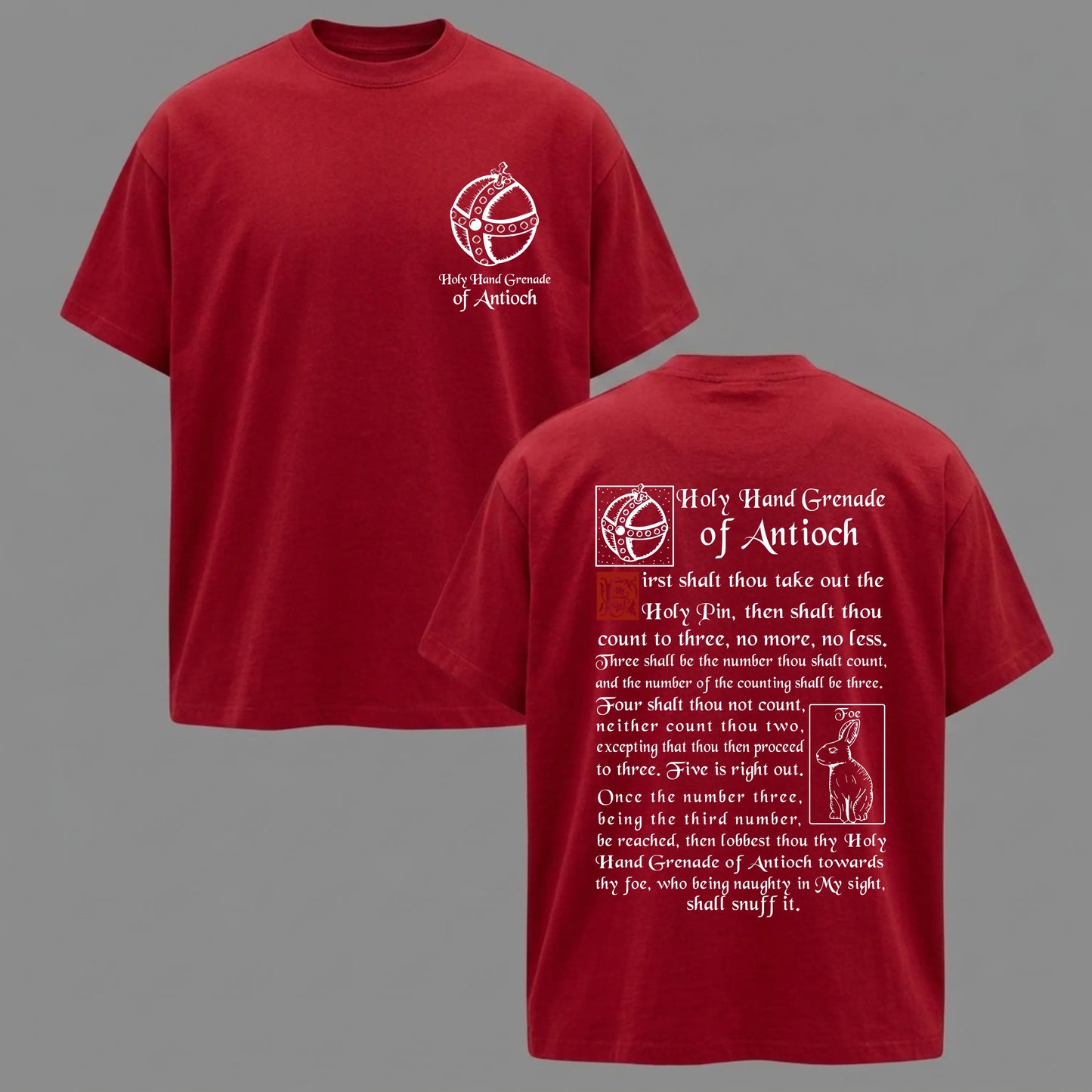 The Holy Hand Grenade of Antioch Shirt, Meme Tee, Funny 1975 Weirdcore Y2K Aesthetic Gift Unisex Shirt
