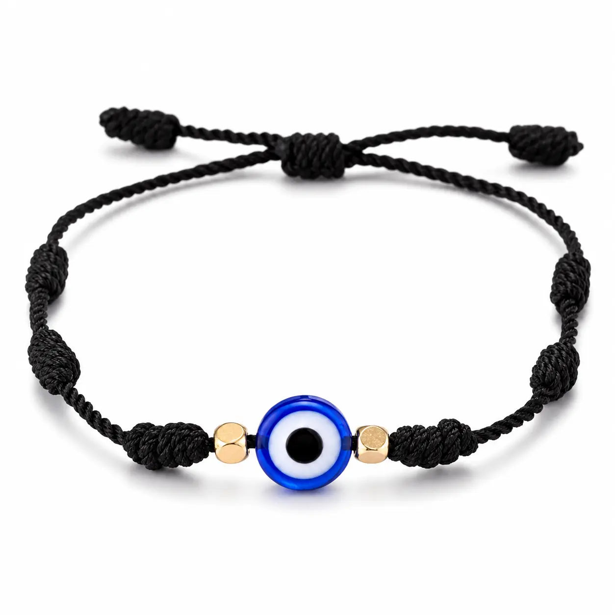 Evil Eye Bracelet for Women Men, Adjustable Lucky Protection Bracelet, Handmade Friendship String Bracelet