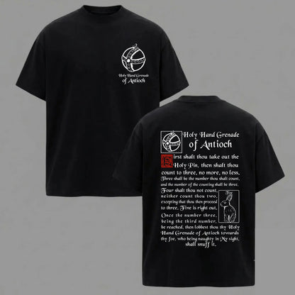The Holy Hand Grenade of Antioch Shirt, Meme Tee, Funny 1975 Weirdcore Y2K Aesthetic Gift Unisex Shirt