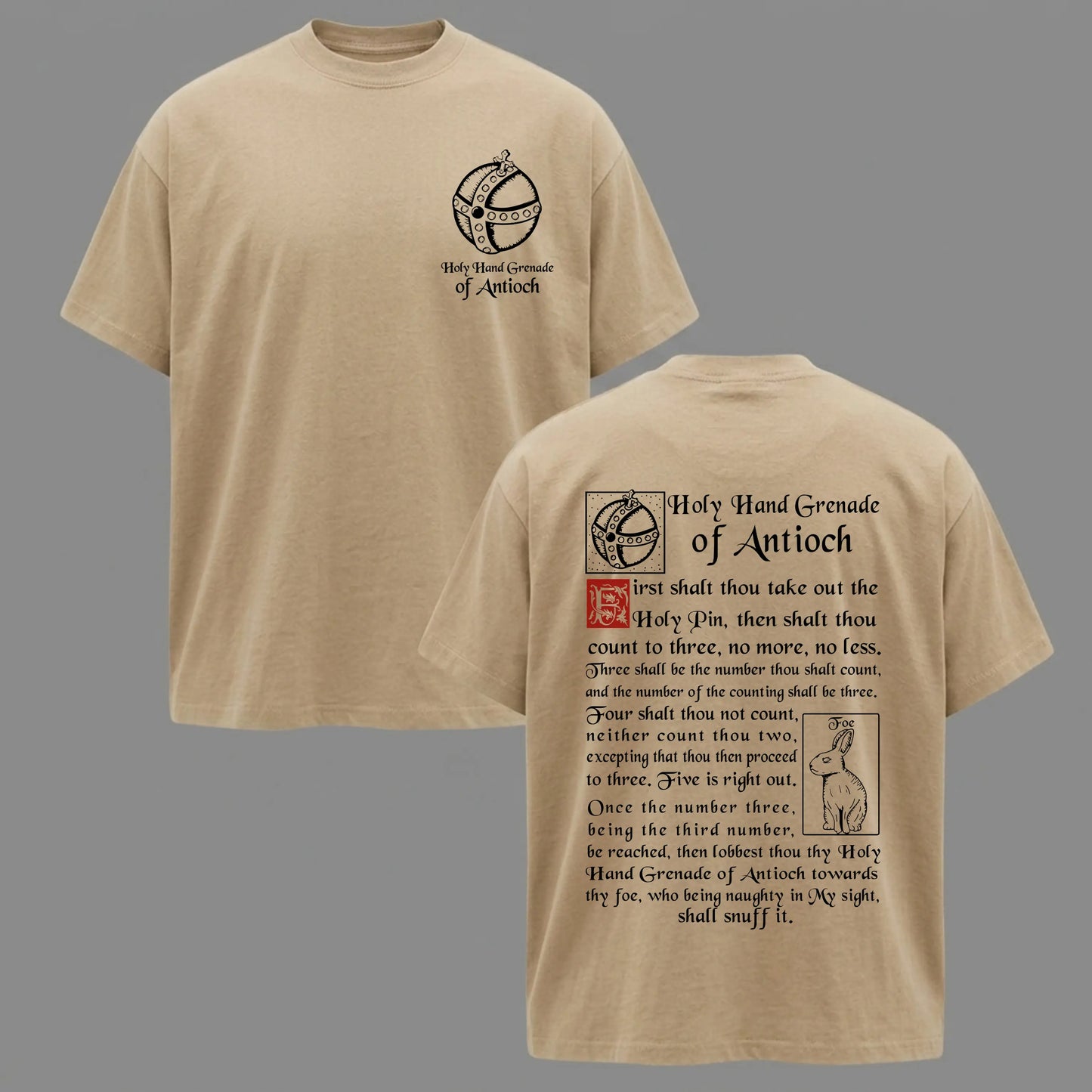 The Holy Hand Grenade of Antioch Shirt, Meme Tee, Funny 1975 Weirdcore Y2K Aesthetic Gift Unisex Shirt