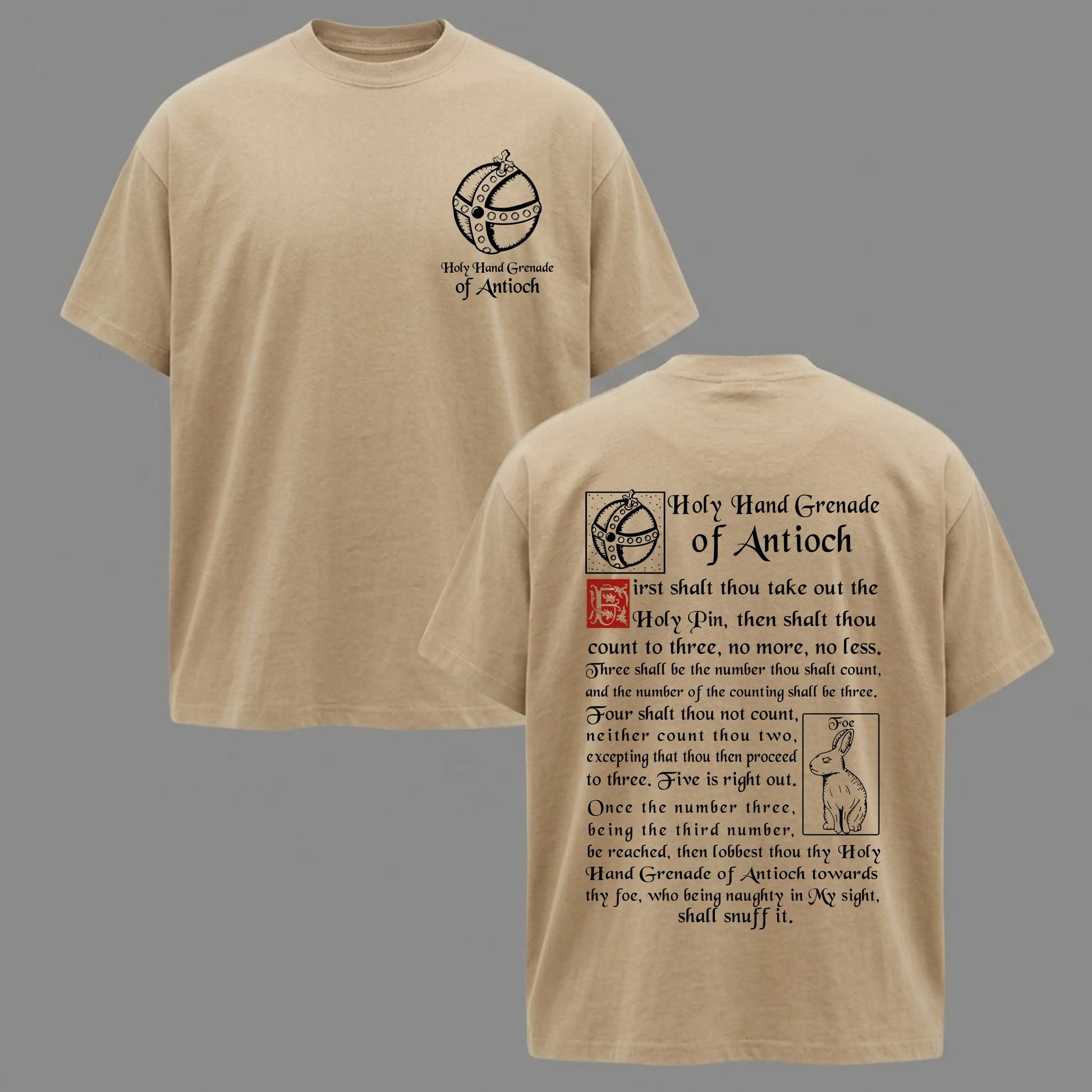 The Holy Hand Grenade of Antioch Shirt, Meme Tee, Funny 1975 Weirdcore Y2K Aesthetic Gift Unisex Shirt